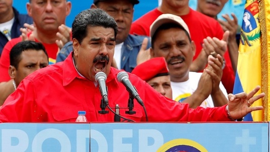 Statele Unite anunţă sancţiuni împotriva preşedintelui Nicolas Maduro, în urma scrutinului controversat din Venezuela