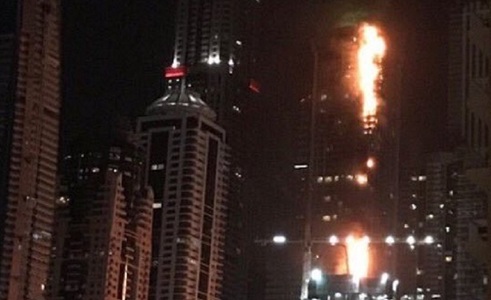 Incendiu la Torch Tower din Dubai, a doua oară în doi ani 