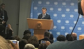 Al-Assad este ”un criminal” şi va trebui judecat de justiţia internaţională, afirmă Macron la ONU