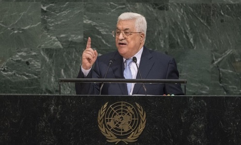 Abbas cere la ONU încetarea ”apartheidului” la care Israelul îi supune pe palestinieni