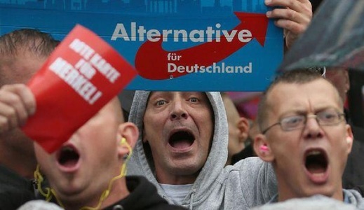 Formaţiunea de extremă-dreapta AfD, comparată cu naziştii, va zgudui din temelii Parlamentul german