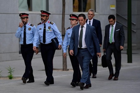 Şeful poliţiei catalane Josep-Luis Trapero, în faţa justiţiei spaniole la Madrid