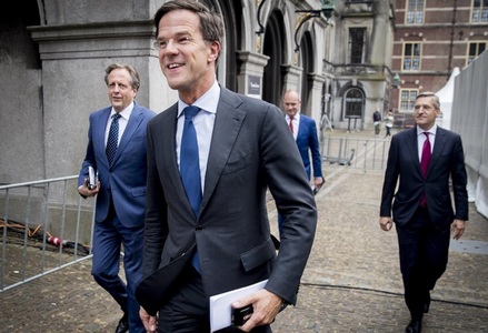 Partidele olandeze VVD, D66, CDA şi CU ajung la un acord asupra unei coaliţii de guvernare după 208 zile de negocieri