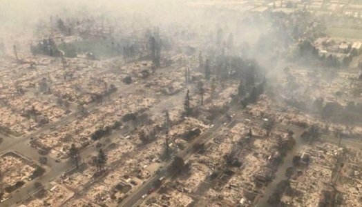 Incendiile din California s-au soldat cu moartea a 29 de persoane. VIDEO