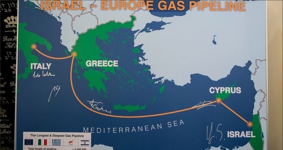 Patru ţări mediteraneene semnează un acord în vederea unui imens gazoduct submarin