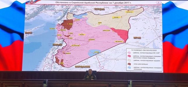 Siria este ”în întregime eliberată” de Statul Islamic, iar misiunea armatei ruse de a înfrânge gruparea teroristă a fost ”îndeplinită”, anunţă Moscova