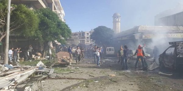 Cel puţin 18 persoane au murit într-o explozie la Idlib