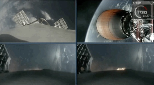 SpaceX a lansat cu succes racheta Falcon Heavy (Foto: captura video)