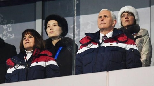 Nord-coreenii au anulat o întâlnire cu Mike Pence la Pyeongchang