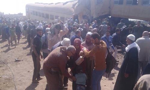Cel puţin zece morţi într-o coliziune feroviară în Egipt