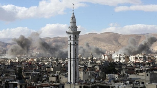 Armata siriană a încercuit complet oraşul Douma din Ghouta de Est