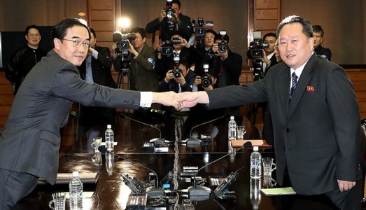 Cele două Corei se întâlnesc pe 27 aprilie în Casa Păcii sud-coreene, în Panmunjom, într-un summit extrem de rar