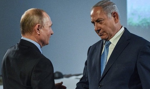 Putin îl îndeamnă pe Netanyahu ”să se abţină de la orice acţiune destabilizatoare” în Siria
