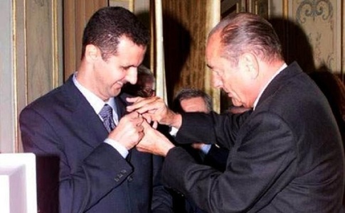 Franţa angajează o procedură de retragere a Legiunii de Onoare lui Bashar al-Assad