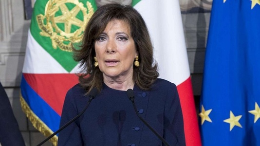 Preşedinta Senatului italian Elisabetta Alberti Casellati, însărcinată de Sergio Mattarella să găsească o majoritate guvernamentală până vineri