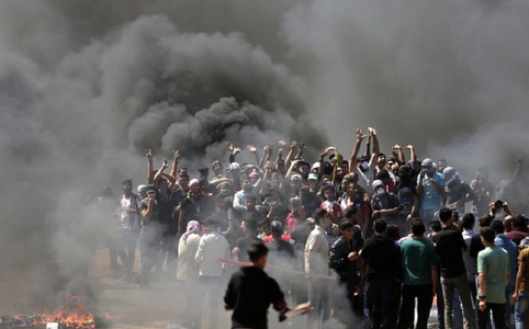 Cel puţin 16 palestinieni ucişi de militari israelieni în Fâşia Gaza, înaintea inaugurării Ambasadei SUA la Ierusalim