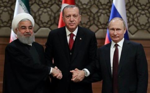 Summit tripartit Moscova-Teheran-Ankara pe tema sitiuaţiei din Siriei, pe 7 septembrie, în Iran