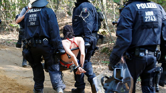 Nouă răniţi în Germania, în urma evacuării unor activişti ecologişti din pădurea Hambach