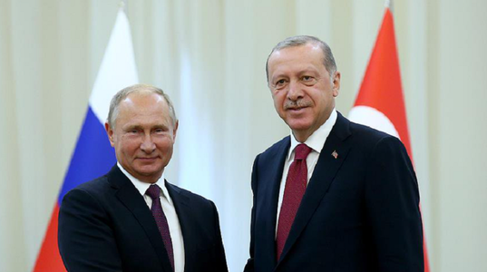 Putin discută cu Erdogan la Soci despre soarta provinciei siriene Idleb