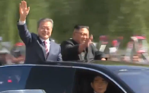 Liderul sud-coreean Moon Jae-in, aclamat la Phenian, la al treilea summit intercoreean