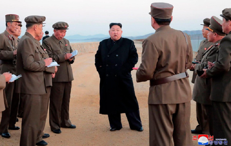 Kim Jong Un supervizează un test al unei noi arme tactice de înaltă tehnologie, anunţă Phenianul
