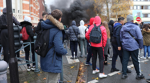 Numeroase manifestaţii, puţine incidente în cadrul mobilizării liceenilor francezi