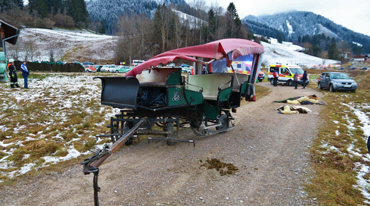 Douăzeci de persoane rănite în Bavaria, în urma unei coliziuni între căruţe de Crăciun