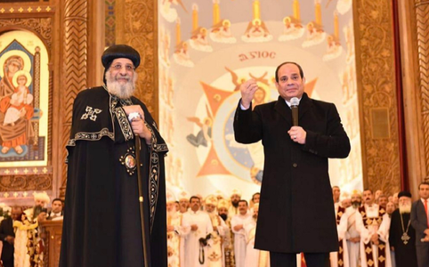 Abdel Fattah al-Sisi inaugurează de Crăciunul copt o catedrală, în urma unui nou incident anticopt