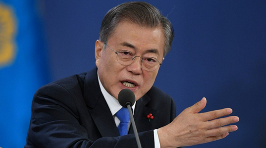 Moon Jae-in îndeamnă Japonia să fie ”mai umilă” în faţa Istoriei