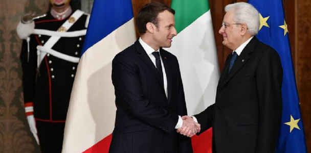 Macron şi Mattarella ”reafirmă importanţa” relaţiilor franco-italiene într-o încercare de detensionare