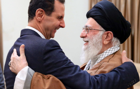 Al-Assad în prima vizită în Iran de la începutul războiului, primit de Ali Khamenei şi Rohani