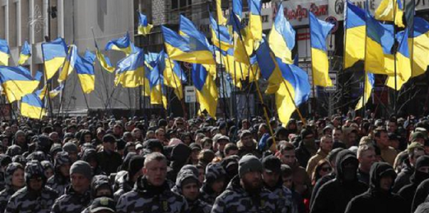 Manifestaţie naţionalistă la Kiev împotriva corupţiei 