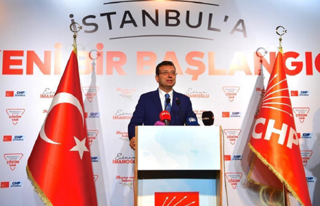 Candidatul opoziţiei Ekrem Imamoglu, pe primul loc în alegerile municipale la Istanbul, anunţă preşedintele Înaltului Comitet Electoral