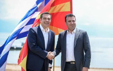 Premierul grec Alexis Tsipras, într-o vizită ”istorică” în Macedonia de Nord