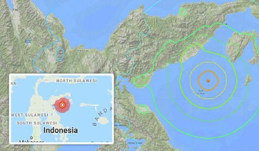 Un cutremur de magnitudinea 6,8 în Indonezia declanşează o alertă de tsunami şi provoacă panică