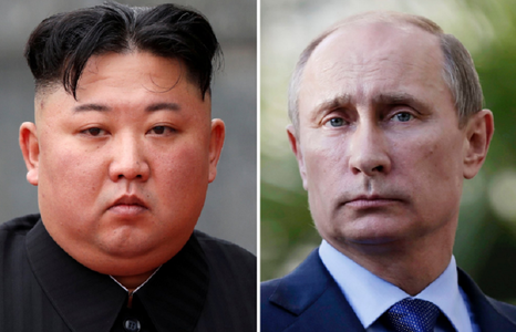 Kim Jong Un şi Vladimir Putin se întâlnesc în primul lor summit joi, la Vladivostok