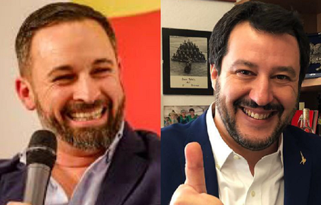 Salvini îşi exprimă susţinerea faţă de partidul de extremă dreapta Vox înaintea alegerilor legislative spaniole