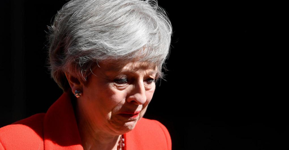 Theresa May demisionează de la conducerea Partidului Conservator, creând astfel condiţiile pentru desemnarea unui nou prim-ministru/ Reacţia liderului laburist/ Comentariile liderilor europeni/ Reacţia Comisiei Europene -  VIDEO