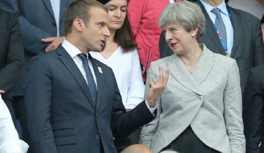 Theresa May va celebra în Franţa alături de Macron aniversarea de 75 de ani a debarcării în Normandia

