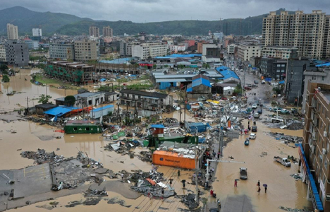 Bilanţul victimelor chineze ale taifunului Lekima creşte la 44 de morţi