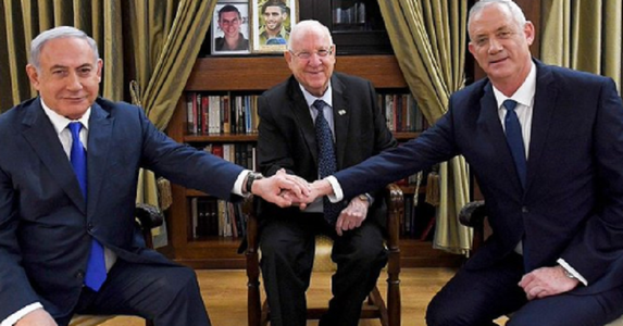 Netanyahu şi Gantz discută despre un guvern de uniune naţională