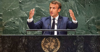 Macron îndeamnă, la ONU, SUA şi Iranul să reia negocierile 