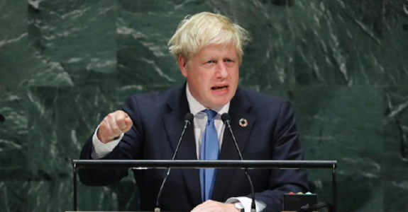 Boris Johnson provoacă râsete la ONU, evocând pericolele tehnologiei