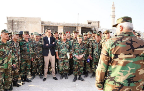 Bashar al-Assad efectuează o vizită inedită în provincia Idleb, în apropiere de linia frontului