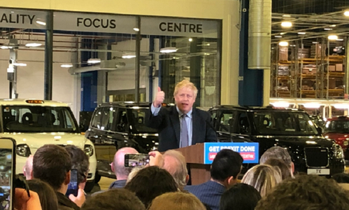 Boris Johnson anulează o trimitere la ”onanism” într-un discurs de campanie