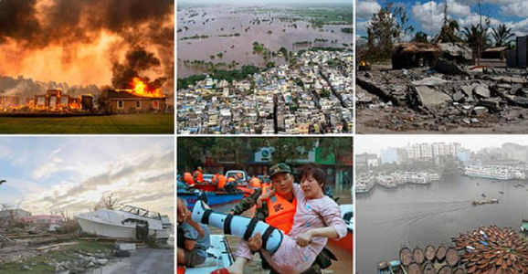 Cinsprezece catastrofe naturale legate de modificările climatice au provocat în 2019 pagube estimate la peste un miliard de dolari