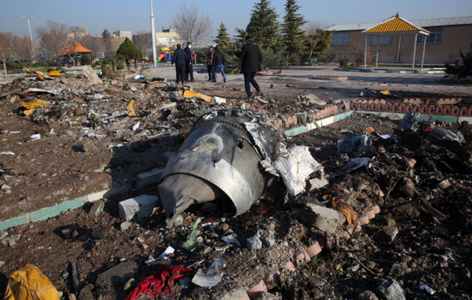 Avionul doborât de Iran: Rohani i-a promis lui Zelenski că vinovaţii vor fi pedepsiţi. Familiile victimelor vor primi compensaţii de câte 8.350 de dolari din partea Ucrainei
