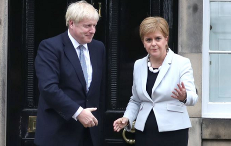 Johnson nu vrea să-i lase pe scoţieni să organizeze un nou referendum de autodeterminare