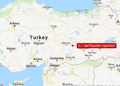 Cutremur cu magnitudinea 6,7 în Turcia; patru oameni au murit, mai multe clădiri s-au prăbuşit. VIDEO