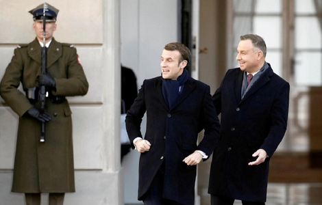 Macron la Varşovia şi Cracovia pentru a relansa relaţiile cu Polonia, după doi ani de ”răceală”